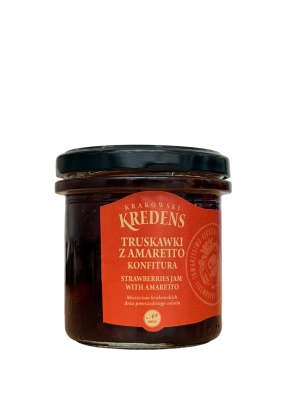 Truskawki z amaretto - konfitura rzemieślnicza 