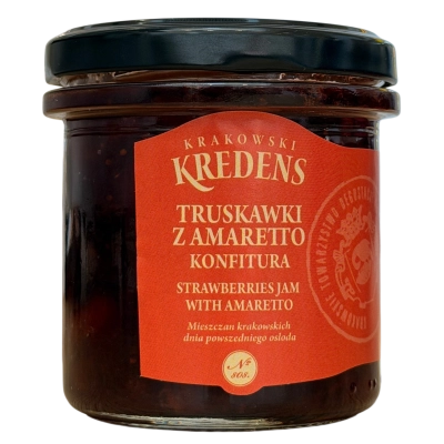 Truskawki z amaretto - konfitura rzemieślnicza 