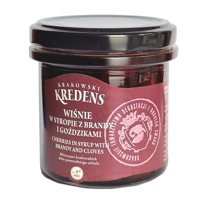 Wiśnie w syropie z brandy z goździkami