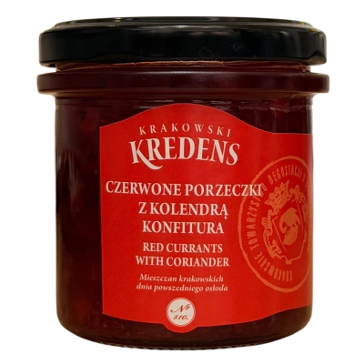 Czerwone porzeczki z kolendrą - konfitura rzemieślnicza 